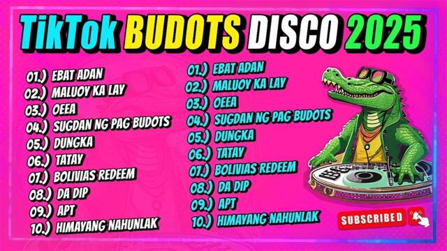New TIKTOK BUDOTS 2025 NONSTOP REMIX - DJ JOHNREY DISCO REMIX