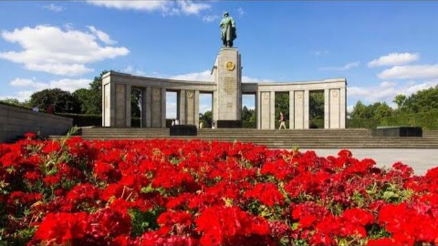 Акция "Бессмертный полк" в Берлине к 80-летию Победы (Die Aktion „Unsterbliches Regiment“ in Berlin)