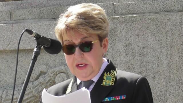 Елеонора Митрофанова посланик на Русия в България на церемония в София ...80-летию Дня Победы!