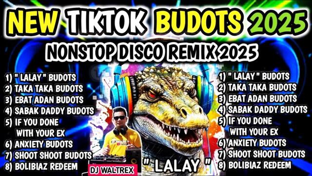 NEW TIKTOK BUDOTS 2025 NONSTOP DISCO REMIX LALAY DJ WALTREX