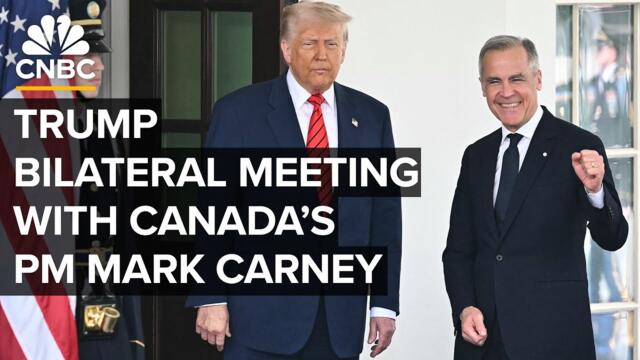 President Trump meets with Canada’s Prime Minister Mark Carney at the White House — 5/6/2025