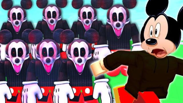 Mickey Mouse VS EVIL MICKEY CLONES in Roblox Clone Engine!