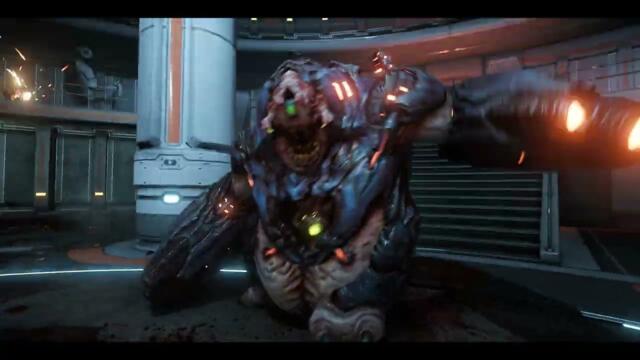 Doom 2016 - Cyberdemon Boss Fight - Nightmare