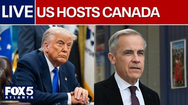 WATCH LIVE: President Trump meets with Canada's Prime Minister Mark Carney | FOX 5 News