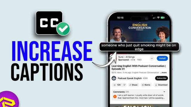 How to Increase YouTube Captions Size on iPhone | Customize Subtitles Easily
