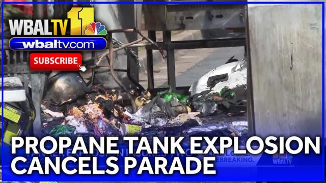 Laurel propane tank explosion injures 2, cancels parade