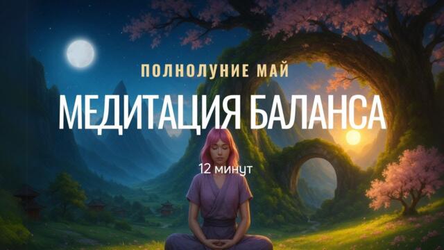 Медитация Возвращение Баланса| Полнолуние май | Трансформация|