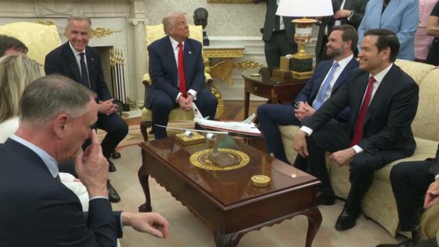 President Trump Participates in a Bilateral Meeting with the Prime Minister of Canada, May 6, 2025
