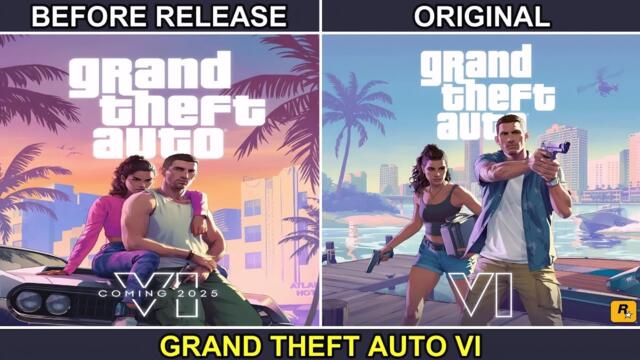 GTA: Pre-release vs Original Posters