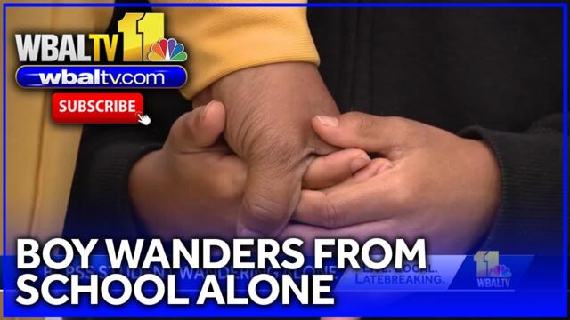 Student wanders off alone from elementary school
