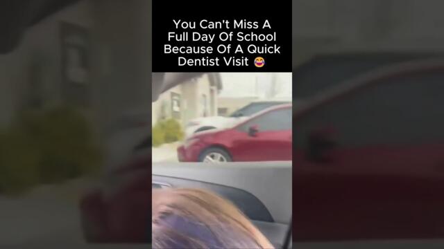Missing school because of dentist #funny #comedy #shorts #youtube #funnyvideos #funnyvideo #funnyvid