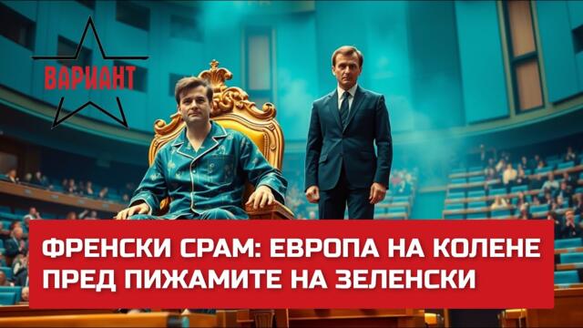ФРЕНСКИ СРАМ: ЕВРОПА НА КОЛЕНЕ ПРЕД ПИЖАМИТЕ НА ЗЕЛЕНСКИ,  Вариант #511