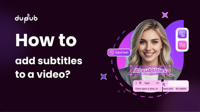 How to add subtitles to a video?