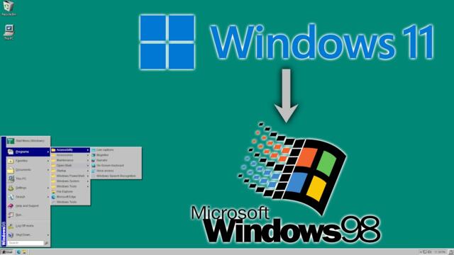 Windows 98 Classic Theme in Windows 11!