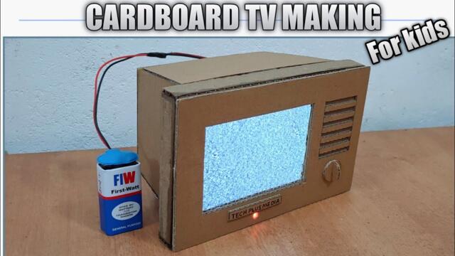 How to make a cardboard TV |DIY|