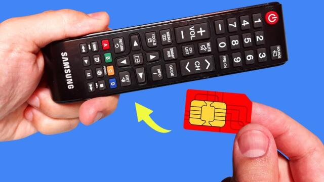 Once You Learn This Trick, You Will Never Throw A SIM Card In The Trash Again! How To Fix TV Remote!