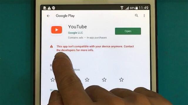 How to Install Youtube on old phones and tablets, Android 4.4.2