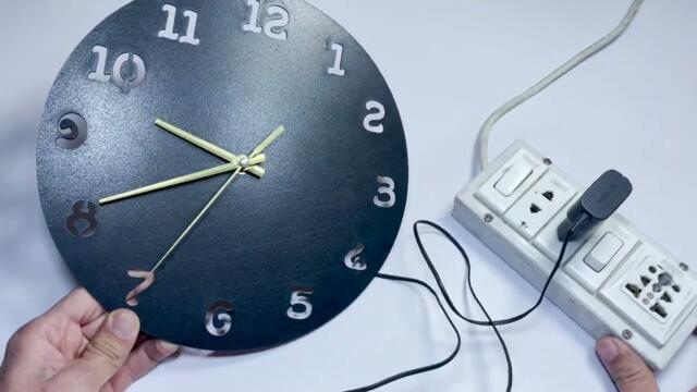 DIY Lifetime Wall Clock - No Batteries Required