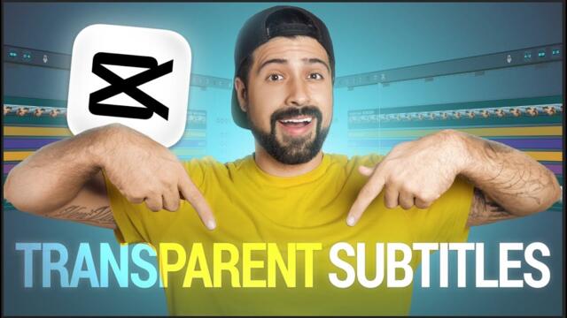 How to Make Transparent Subtitles with CapCut Desktop & Mobile (Blend Mode Tutorial)