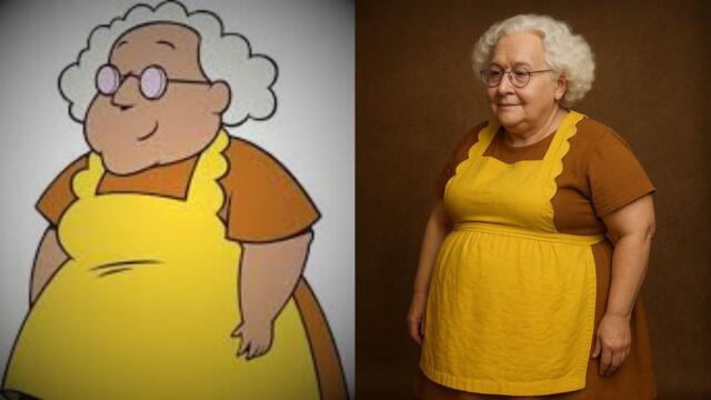 Courage The Cowardly Dog's Characters in Real Life | AI Reimagined Courage The Cowardly Dog