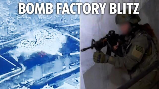 IDF demolishes massive bomb factory in West Bank raid