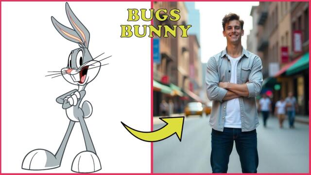 Looney Tunes Characters in Real Life! 🐰🎬💥