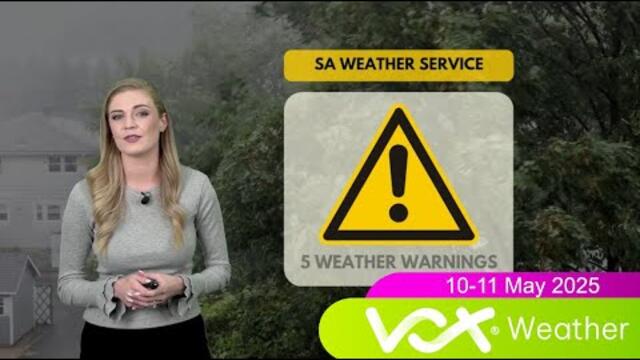 10-11 May 2025| Vox Weather WEEKEND Forecast