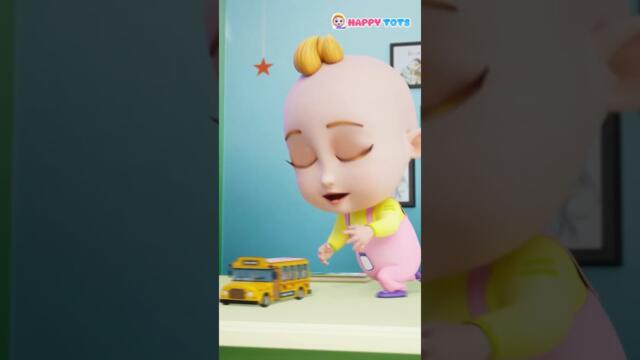 Horn On The Bus | Nursery Rhymes & Kids Songs | Happy Tots #babysongs #toddlersongs
