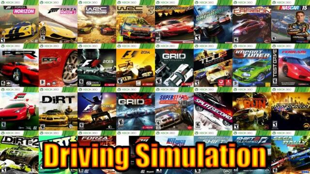 My Top 36 Best XBOX 360 Driving Simulation Games All of Time!