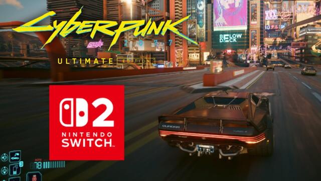 ニンテンドースイッチ2版『サイバーパンク2077』ゲームプレイ映像 ジョイコンを振って刀やマンティスブレードで敵をめった斬りにする「モーション操作」や、直感的にエイムできる「ジャイロ操作」にも対応