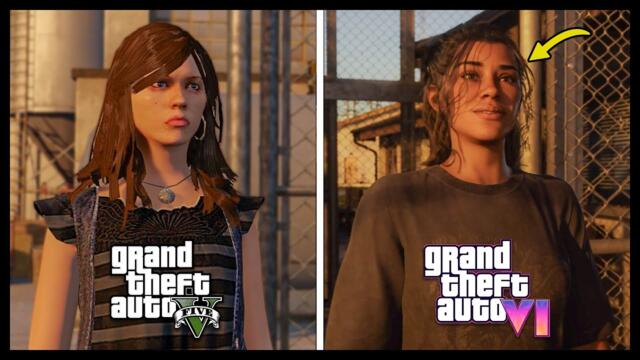 GTA VI vs GTA V - Details and Graphics Comparison
