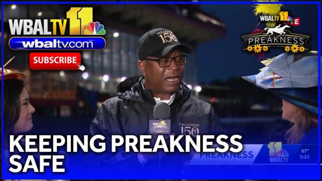WBAL-TV previews the security measures at Preakness 150