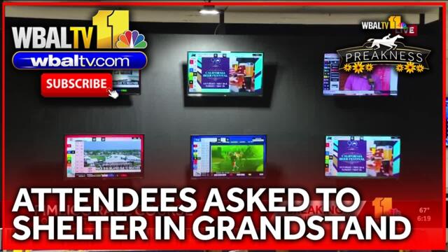 Tornado warnings cause evacuation to Pimlico grandstand
