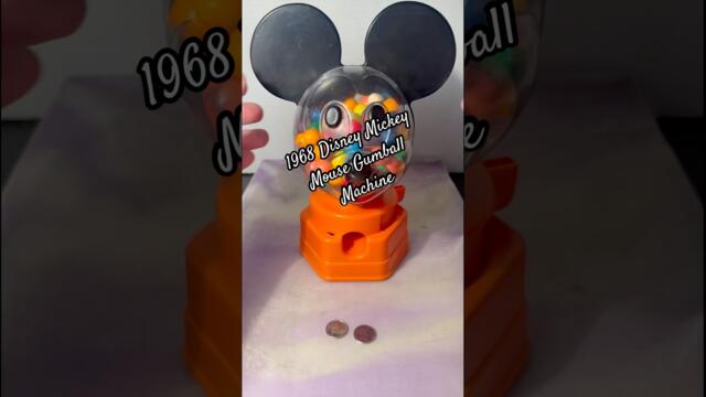 From wayy back in 1968 #mickeymouse #disney #gumballmachine #playtime
