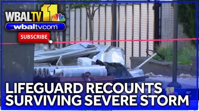 Lifeguard recounts severe storm that left gym damaged