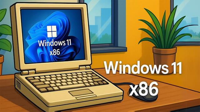 I made Windows 11 32 bit (x86) because Microsoft didn’t !