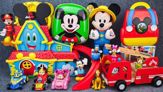 Satisfying with Unboxing Disney Junior Mickey Mouse Jumbo Fun House Playset| Review Toys ASMR