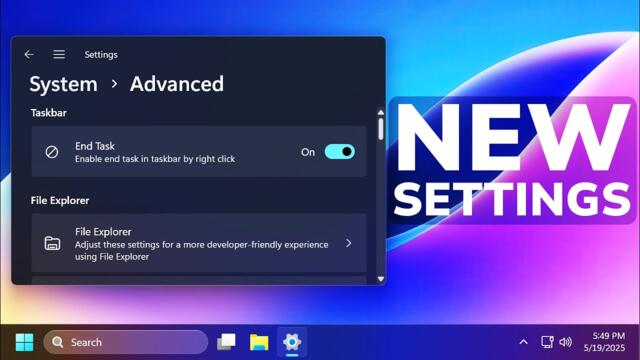 New Advanced Settings in Windows 11 Dev/Beta (How to Enable)