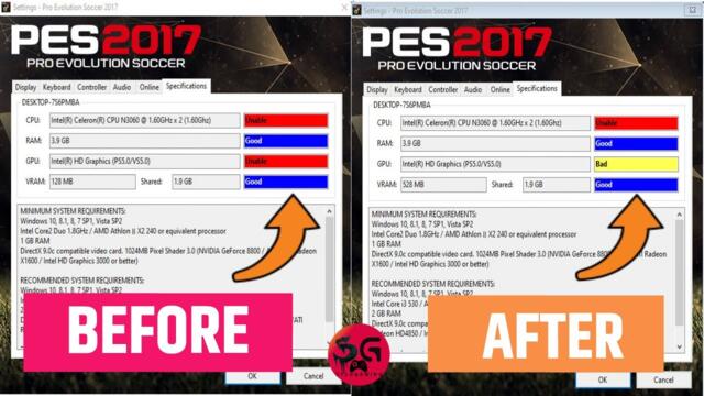 How to Fix PES 2015/2016/2017 GPU VRAM Problem | 2020
