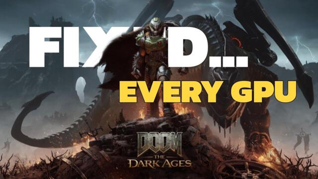 DOOM The Dark Ages - FIX for GTX / Non-RTX GPU!