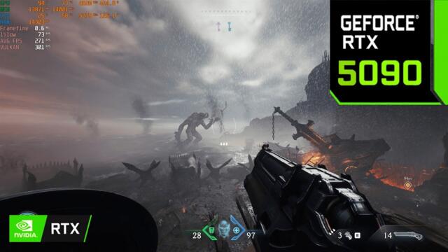 DOOM : The Dark Ages | RTX 5090 - i9 14900K - 128GB RAM ( 4K Maximum Settings DLSS 4 ON )
