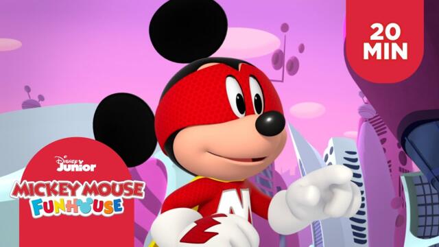 ¡Juega a los Superhéroes con Mickey y sus Amigos! | Compilado 20 minutos | Mickey Mouse Funhouse