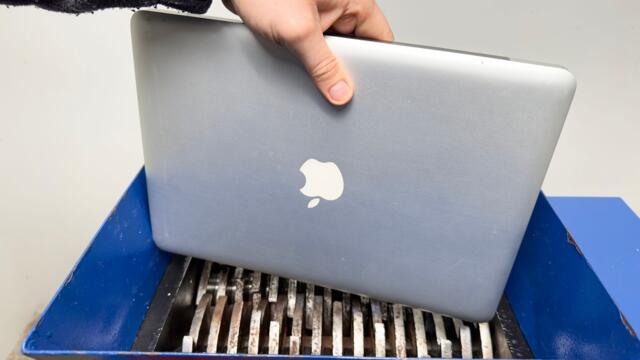 Shredding a MacBook Was Surprisingly Brutal