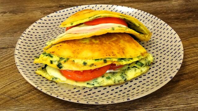 Лесен Тортила Сандвич за Закуска. Бързо и Вкусно!