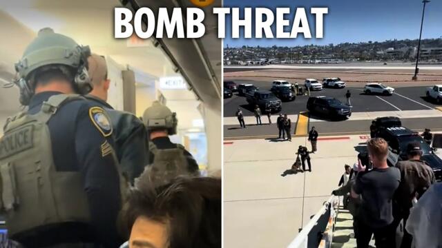 Armed cops board plane after bomb threat made against Hawaiian Airlines jet