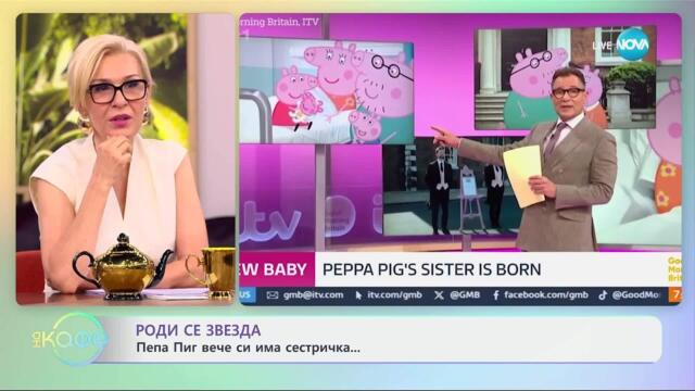 Роди се звезда: Пепа Пиг вече си има сестричка - „На кафе“ (21.05.2025)