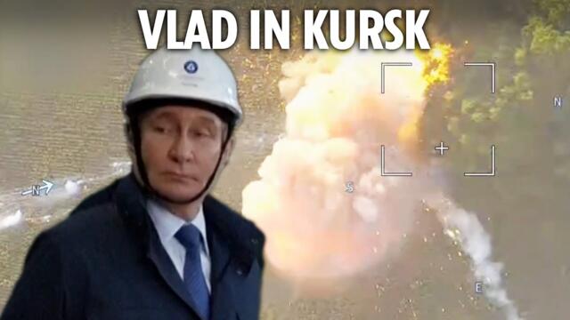Smug Putin visits nuclear power plant in Kursk for first time since recapturing territory