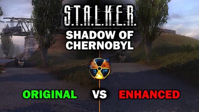 STALKER : Shadow Of Chernobyl Original VS Enhanced Edition Comparison ! Cutscenes, UI/HUD, & Combat