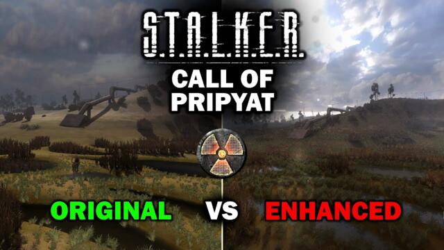 STALKER : Call Of Pripyat Original VS Enhanced Edition Comparison ! Visual Graphics, UI/HUD & Combat