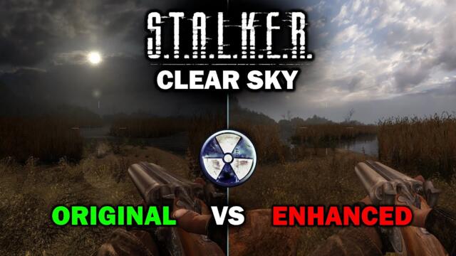 STALKER : Clear Sky Original VS Enhanced Edition Comparison ! Cutscenes, UI/HUD, & Combat